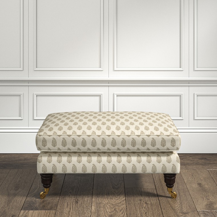 furniture bliss footstool indira stone print lifestyle