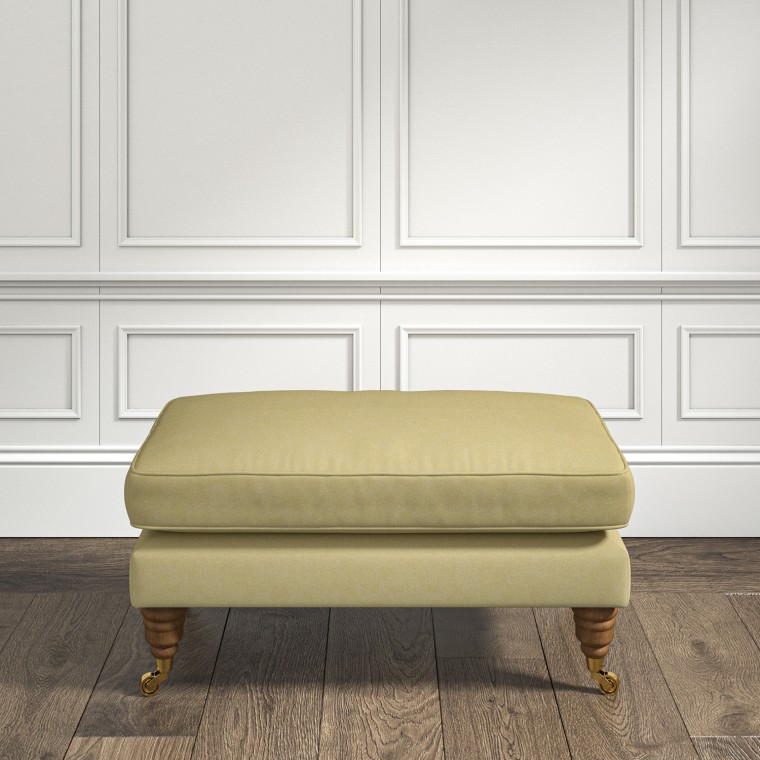 furniture bliss footstool shani moss plain lifestyle