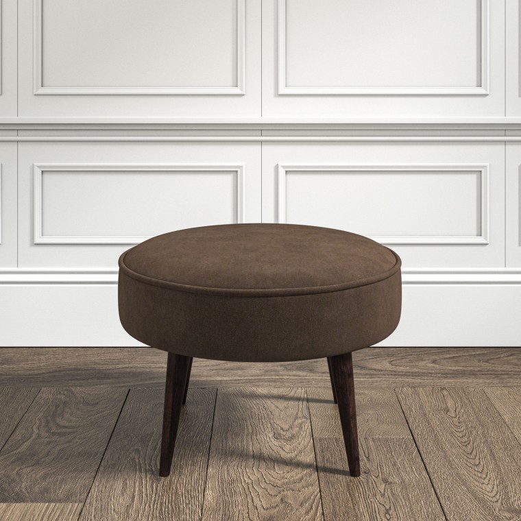 furniture brancaster footstool cosmos espresso plain lifestyle