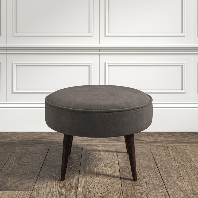 Brancaster Footstool Cosmos Graphite