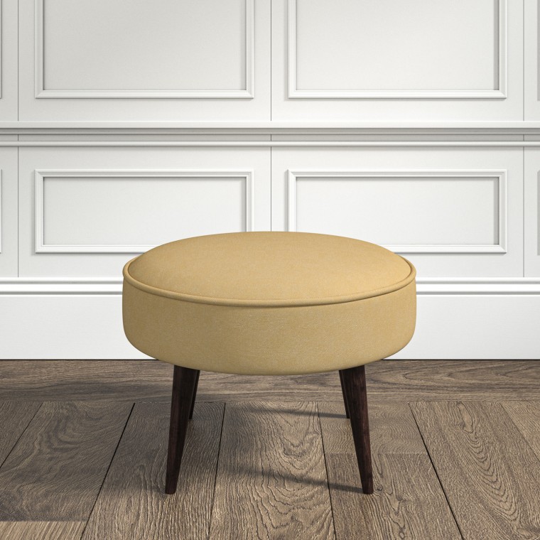 furniture brancaster footstool shani ochre plain lifestyle