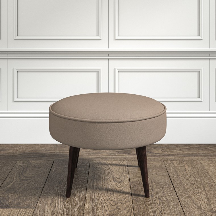 furniture brancaster footstool shani taupe plain lifestyle