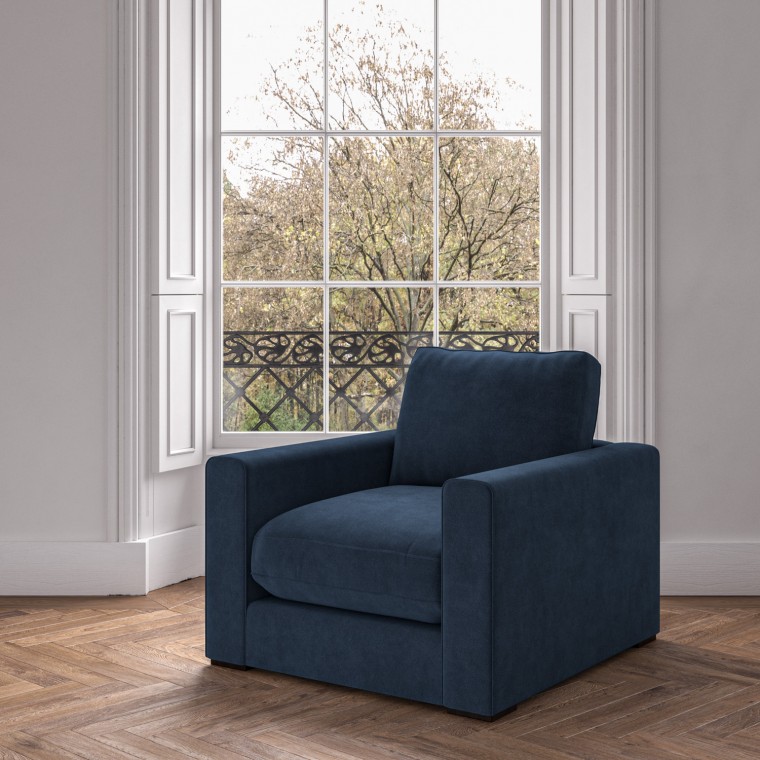 furniture cloud chair cosmos indigo plain lifestyle