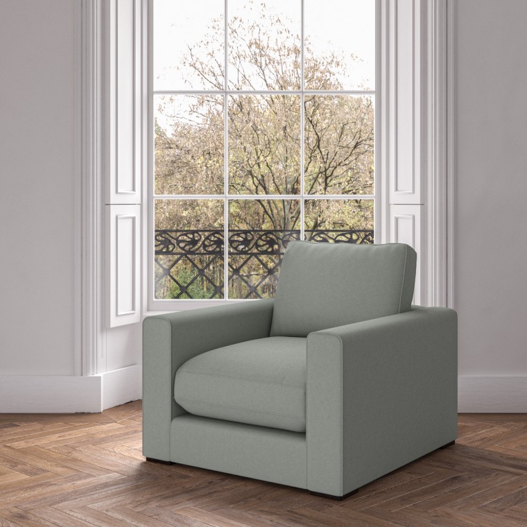 furniture cloud chair shani celadon plain lifestyle