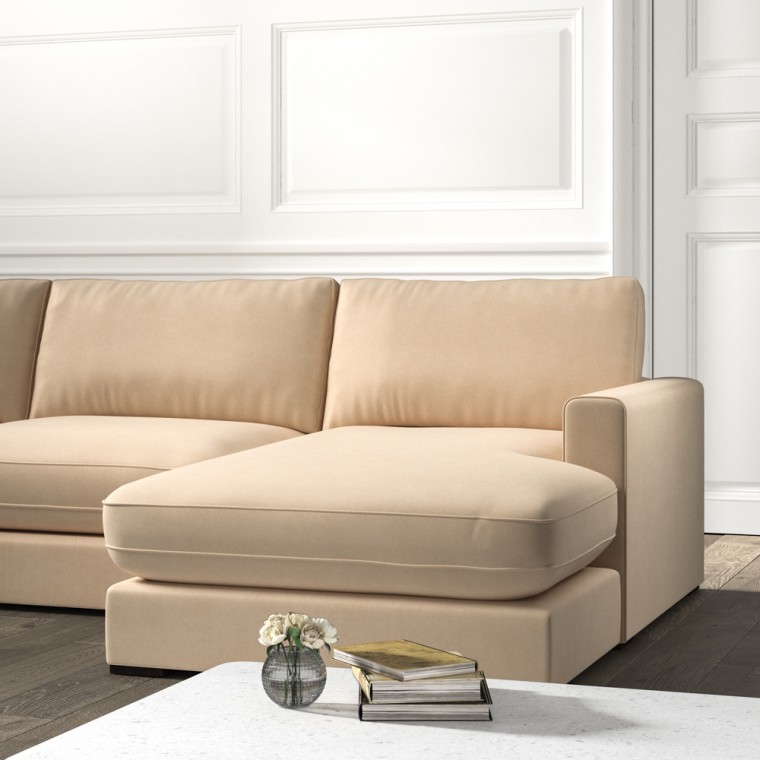 Cloud Chaise Sofa Cosmos Sand