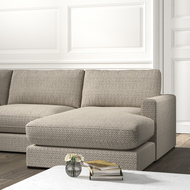 Cloud Chaise Sofa Desta Taupe