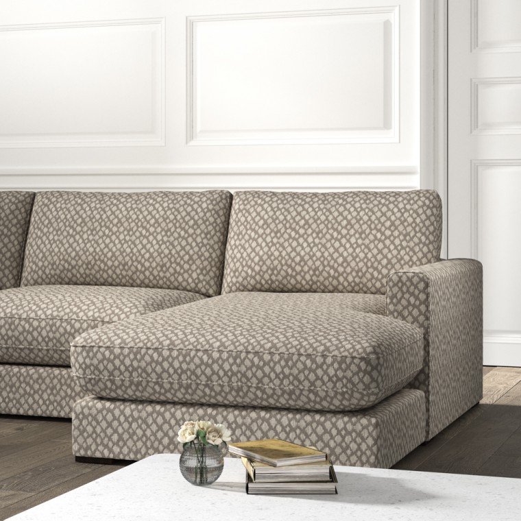 Cloud Chaise Sofa Nia Taupe