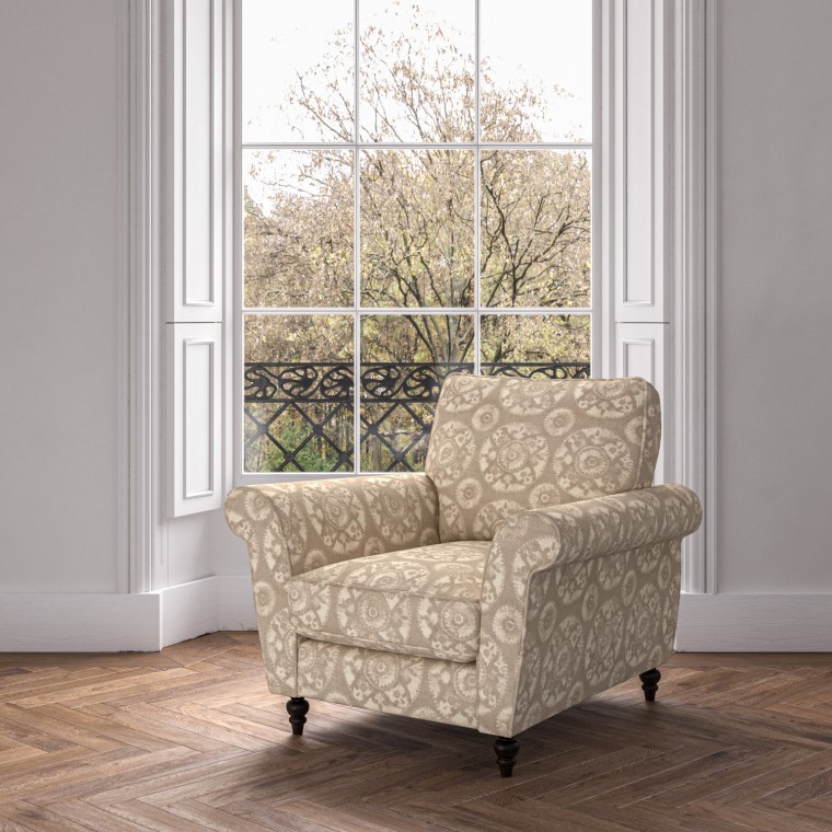 furniture ellery chair nubra linen print lifestyle