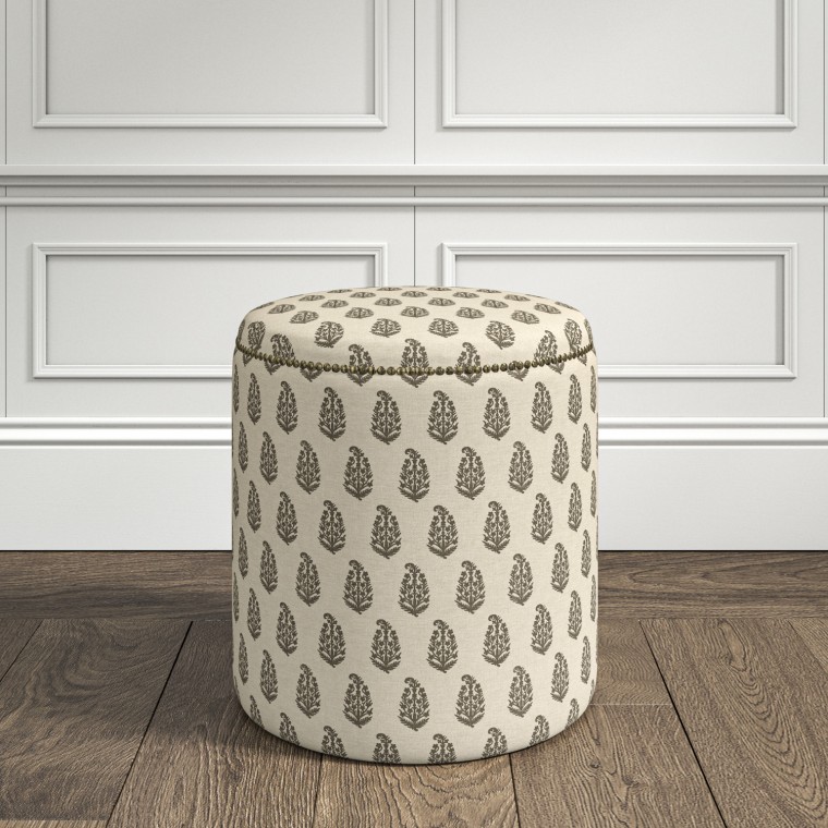 furniture malpaso footstool indira charcoal print lifestyle