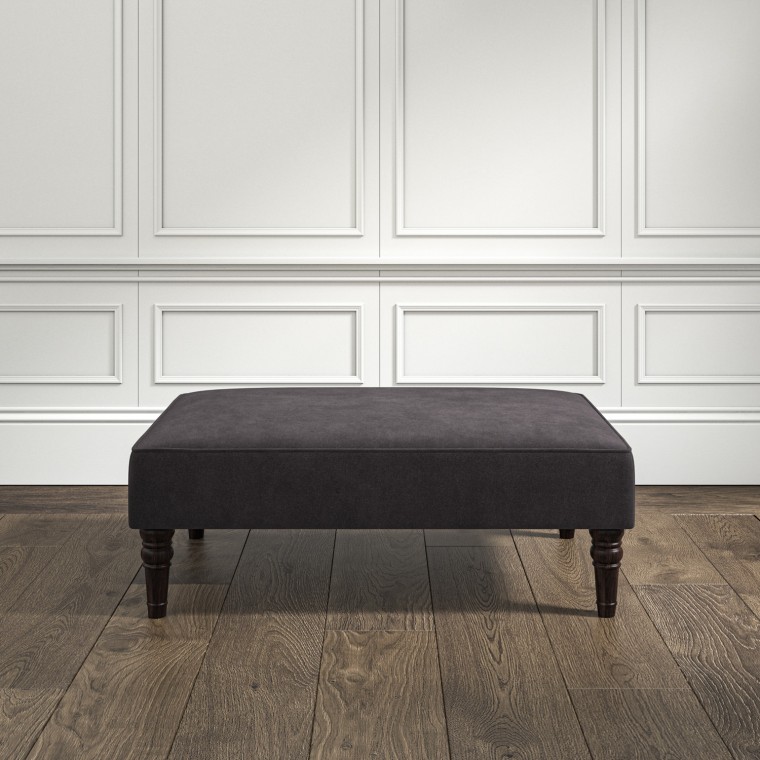 furniture savannah medium footstool cosmos charcoal plain lifestyle