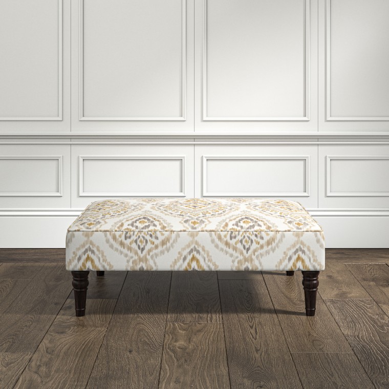 furniture savannah medium footstool suhani amber print lifestyle