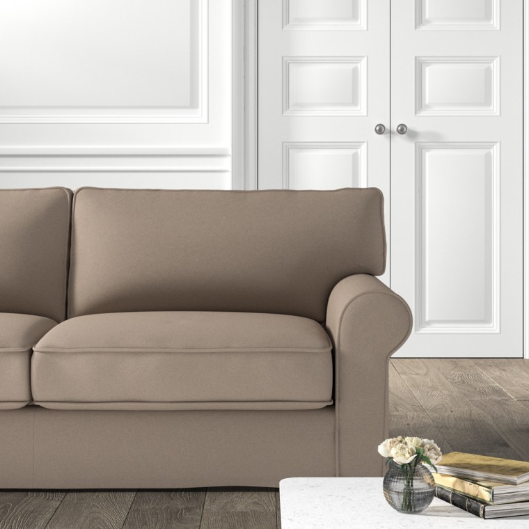 Vermont Loose Cover Sofa Shani Taupe