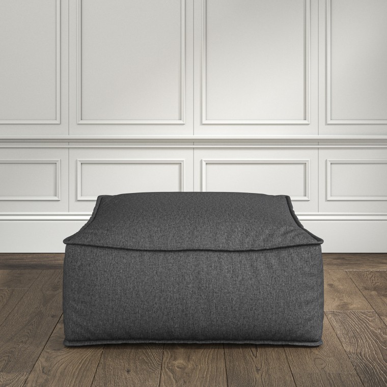 furniture zen pouffe bisa charcoal plain lifestyle