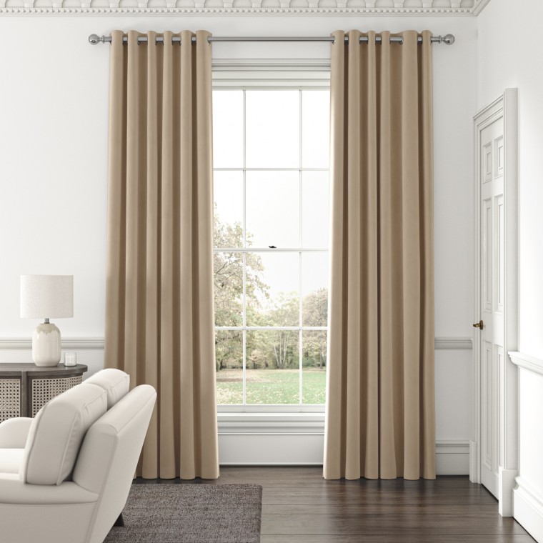 Larah Taupe Curtains