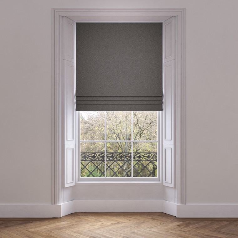 roman blind viera charcoal plain lifestyle 1