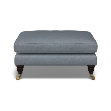 furniture bliss footstool bisa denim plain front