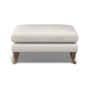 Bliss Footstool Zuri Parchment