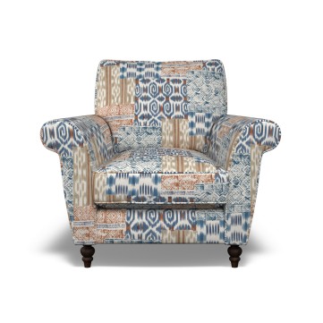 Ellery Chair Kantha Indigo