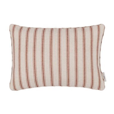 Aline Rust Printed Cotton Cushion 55cm x 38cm