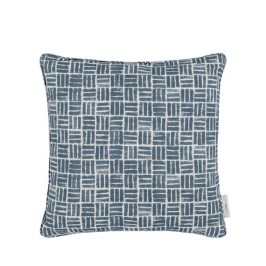 Atlas Denim Printed Cotton Cushion 43cm x 43cm