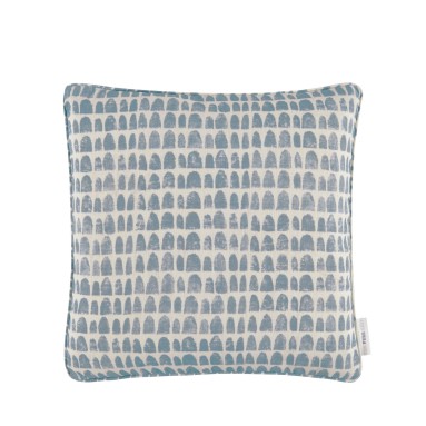 Babouches Sky Printed Cotton Cushion 43cm x 43cm