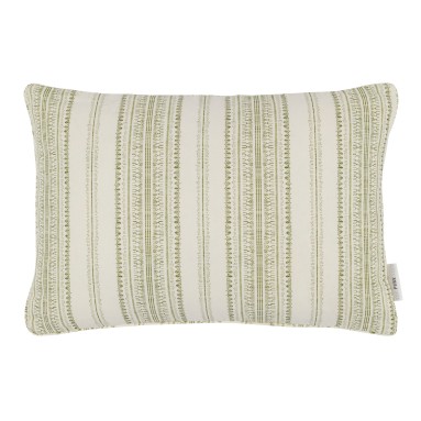 cushion bodo stripe willow self piped edge main