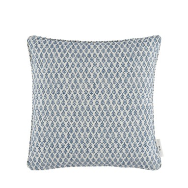 Folia Denim Printed Cotton Cushion 43cm x 43cm