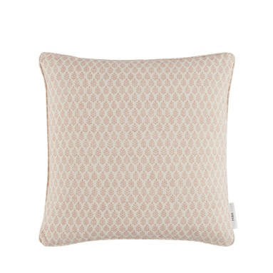 Folia Rose Printed Cotton Cushion 43cm x 43cm