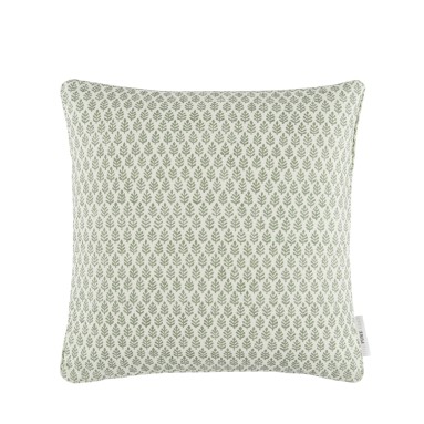 Folia Sage Printed Cotton Cushion 43cm x 43cm