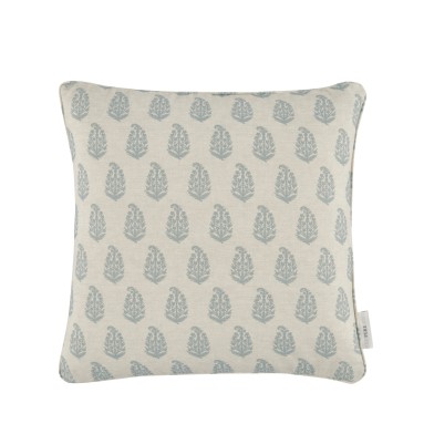 cushion indira chambray self piped edge main