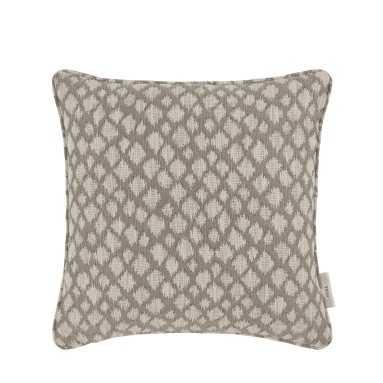 cushion nia taupe self piped edge main