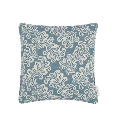 Odila Denim Printed Cotton Cushion 43cm x 43cm