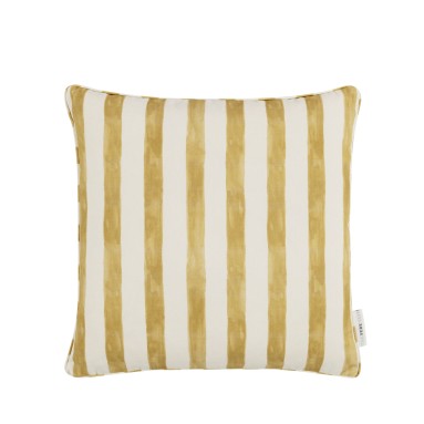 Tassa Petite Gold Printed Cotton Cushion 43cm x 43cm