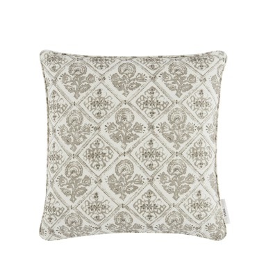 Watika Pebble Printed Cotton Cushion 43cm x 43cm