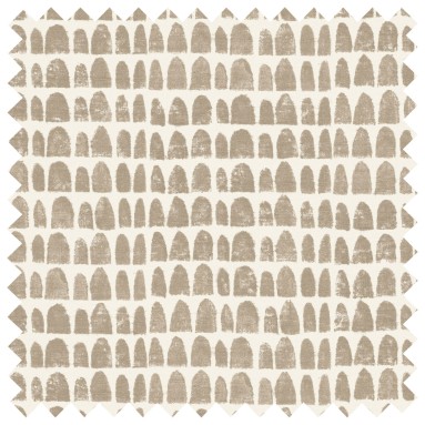 Babouches Clay Printed Cotton Fabric