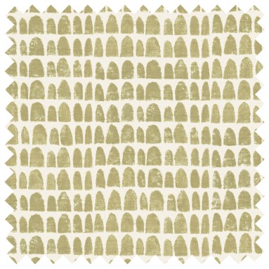 Babouches Moss Printed Cotton Fabric