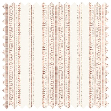 Fabric Bodo Stripe Ginger Print Swatch