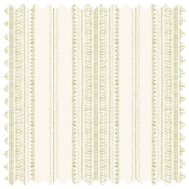 Fabric Bodo Stripe Willow Print Swatch