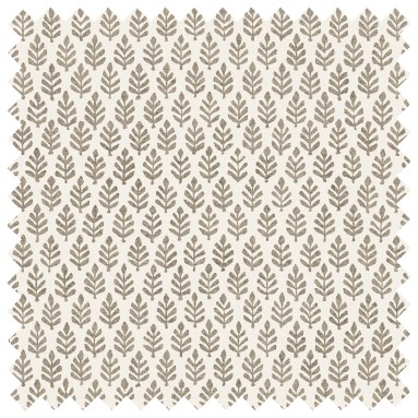 Fabric Folia Espresso Print Swatch