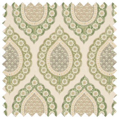 Fabric Indienne Fennel Print Swatch