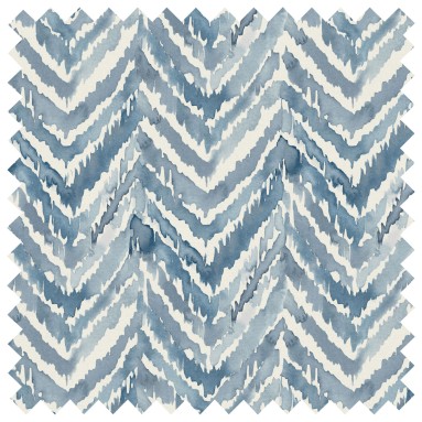 Kelim Ocean Printed Cotton Fabric