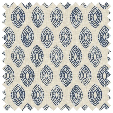 Marra Indigo Printed Cotton Fabric