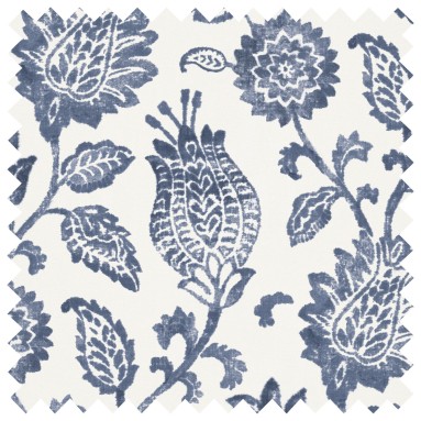 Palais Indigo Printed Cotton Fabric