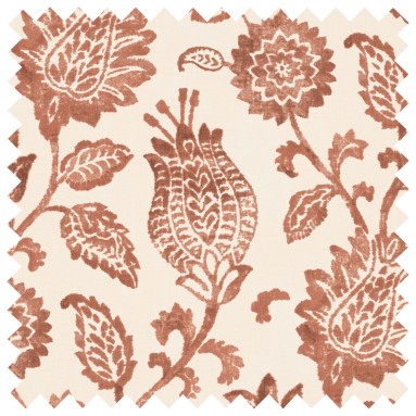 Palais Rust Printed Cotton Fabric