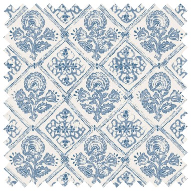 Watika Delft Printed Cotton Fabric