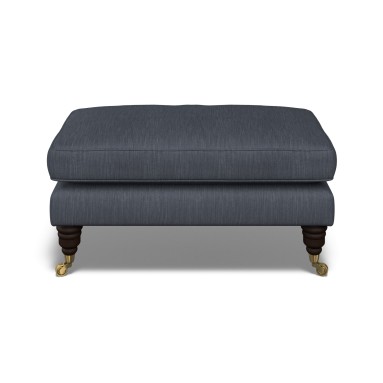 Bliss Footstool Amina Indigo