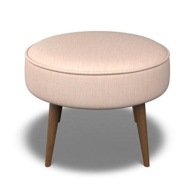 Brancaster Footstool Amina Blush