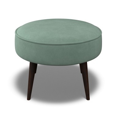 Brancaster Footstool Cosmos Celadon