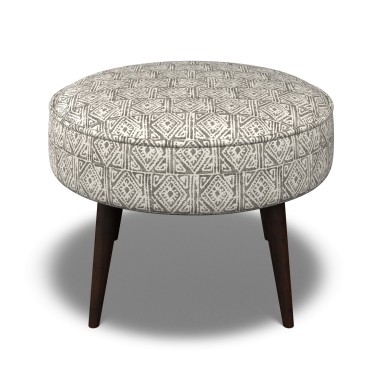 Brancaster Footstool Ellora Graphite