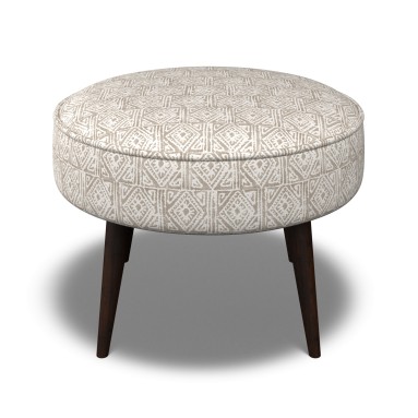 Brancaster Footstool Ellora Taupe